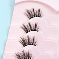 7 Pairs Half Lashes Wispy Fluffy False Eyelashes for Christmas