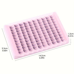 Colorful D Curl Eyelash Extensions 100 Clusters 14mm DIY Lash Extensions