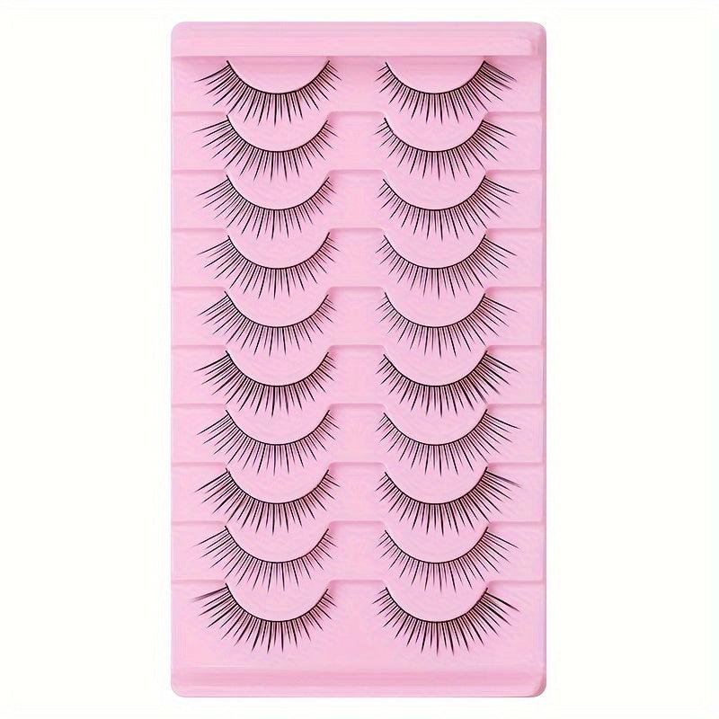 Fluffy Faux Mink Lashes Natural Look 10Pairs
