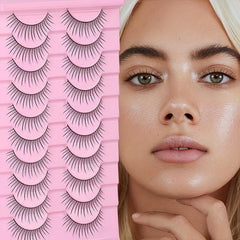 Fluffy Faux Mink Lashes Natural Look 10Pairs
