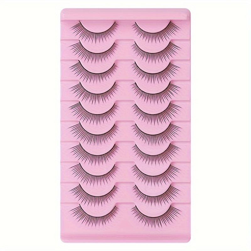 Fluffy Faux Mink Lashes Natural Look 10Pairs
