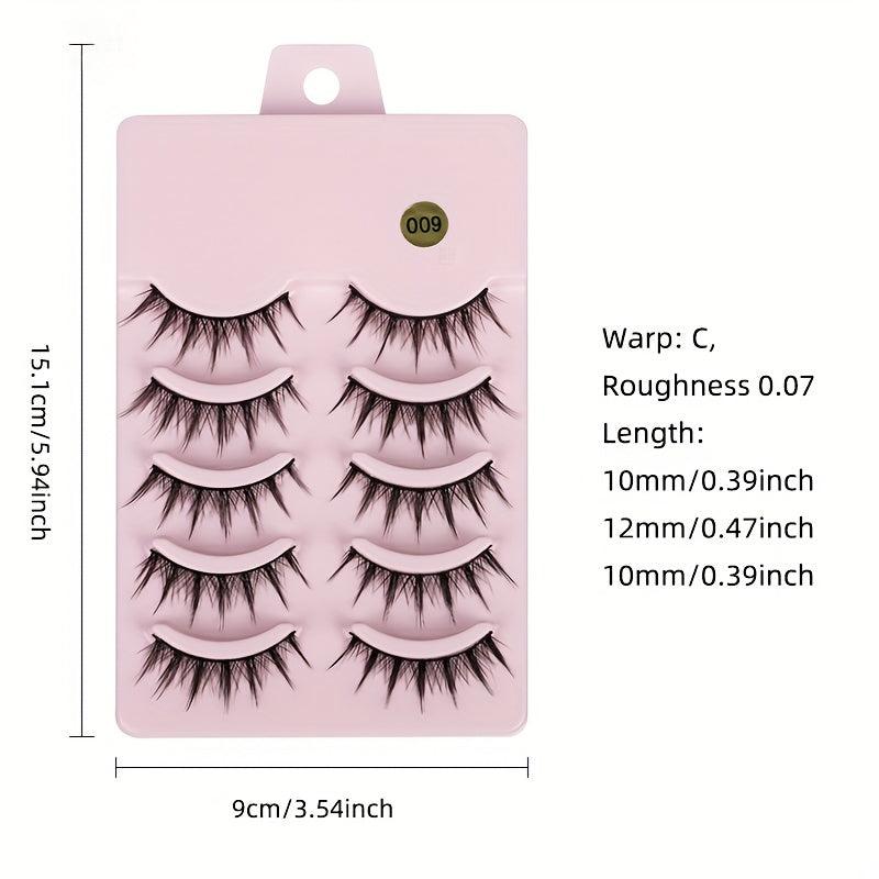 Comic Devil False Eyelashes 3D Natural Slim Thick Devil And Doll Style