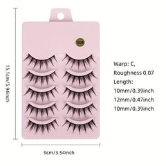 Comic Devil False Eyelashes 3D Natural Slim Thick Devil And Doll Style