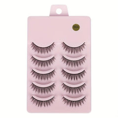 Comic Devil False Eyelashes 3D Natural Slim Thick Devil And Doll Style