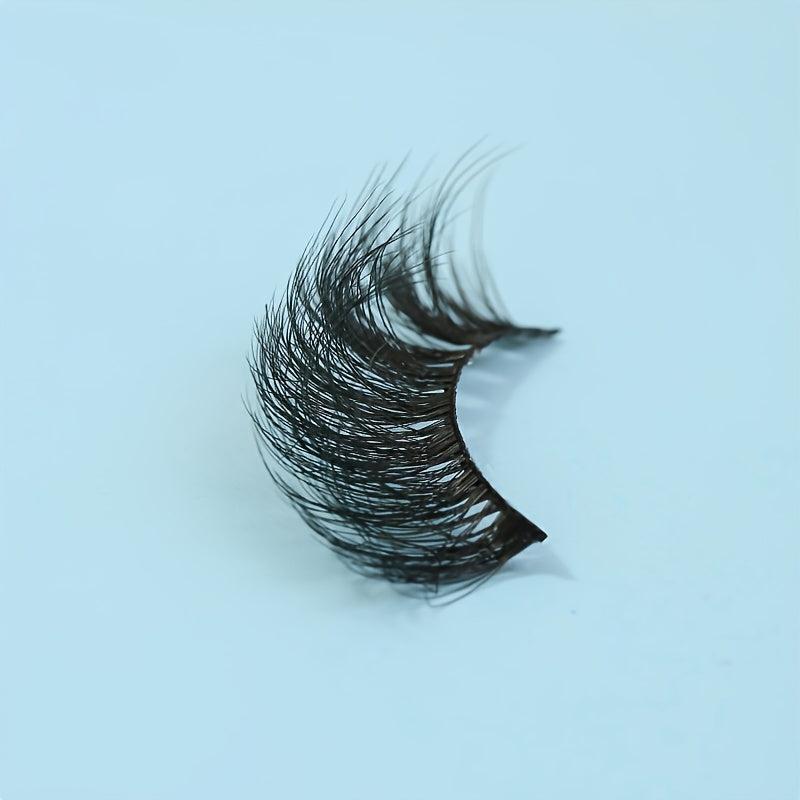 5 Pairs Messy Natural Fluffy False Eyelashes 3D Shape Makeup Lashes Extension
