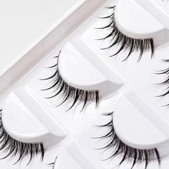 5 Pairs Crisscross Wispy False Eyelashes Japanese Style Anime Lashes