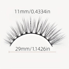3D False Eyelashes Natural Cross Daily Makeup Eye Lashes for Women