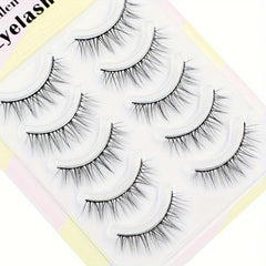 3D False Eyelashes Natural Cross Daily Makeup Eye Lashes for Women