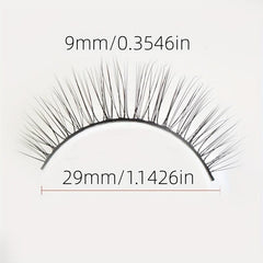 3D False Eyelashes Natural Cross Daily Makeup Eye Lashes for Women