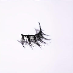 7 Pairs Natural Look Manga Anime False Eyelashes 13mm Curly Wispy Fluffy Lashes