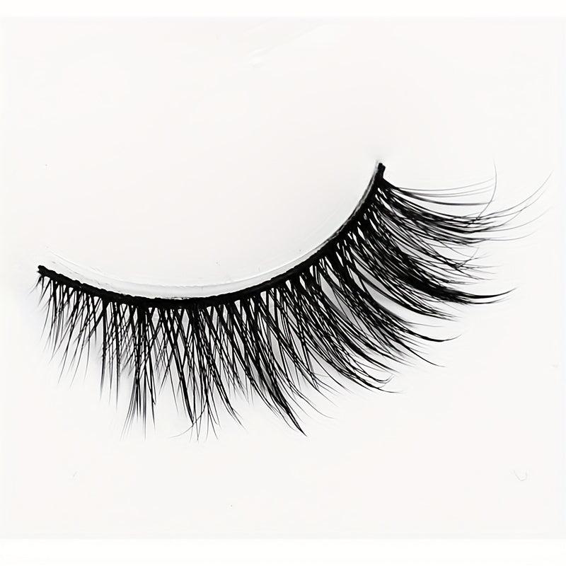 5 Pairs Fox Eye Lashes 3D Winged Natural Eyelashes Thick Curly Makeup Extension