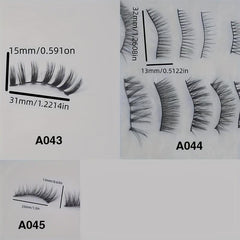 10 Pairs 3D Natural Thick False Eyelashes Daily Makeup