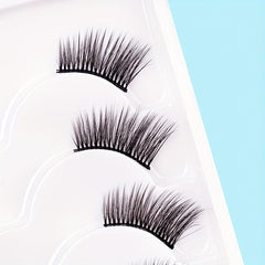 6 Pairs Wispy Natural Look False Eyelashes for Women