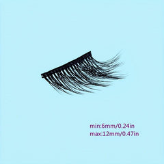 6 Pairs Wispy Natural Look False Eyelashes for Women