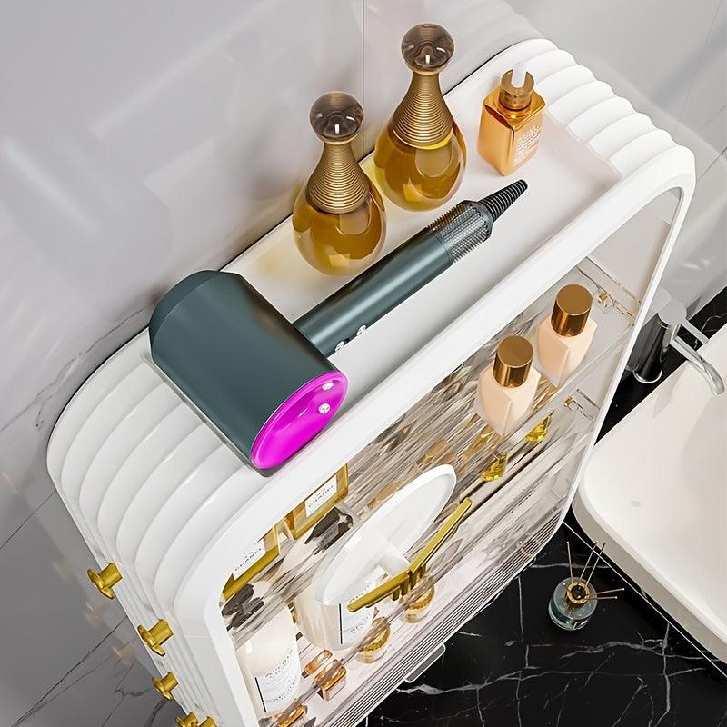 Makeup Organizer Bathroom Shelves Floating Rack