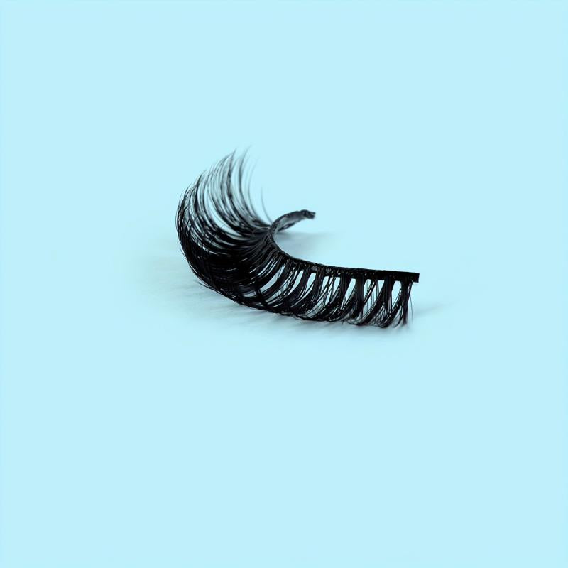 8 Pairs Fluffy False Eyelashes Elongated End Eye Thick Volume Curly Lashes