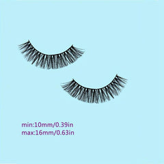 8 Pairs Fluffy False Eyelashes Elongated End Eye Thick Volume Curly Lashes