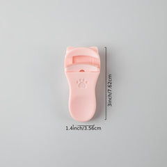 Wide Angle Eyelash Curler Paw Pattern Durable Lash Curler Portable Beauty Tool