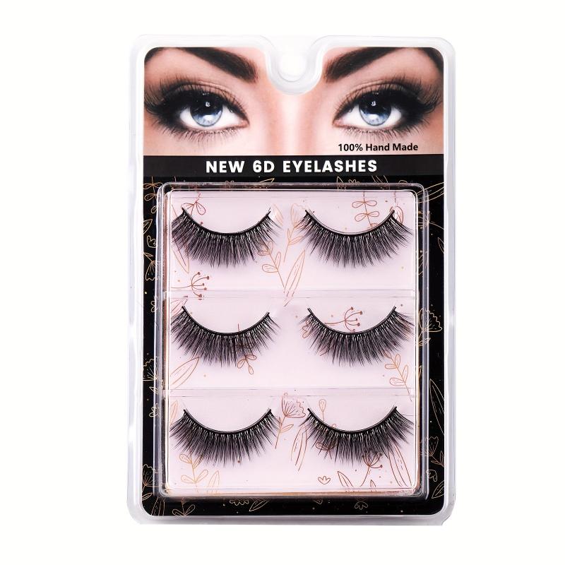 5 Pairs Fluffy Natural Strip 6D Volume False Eyelashes