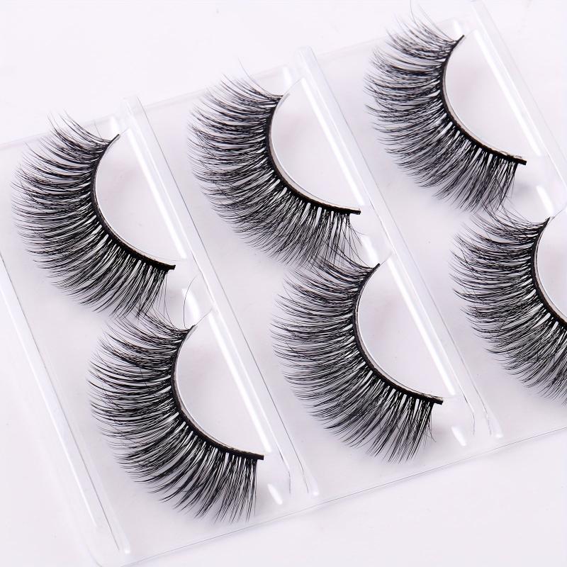 5 Pairs Fluffy Natural Strip 6D Volume False Eyelashes