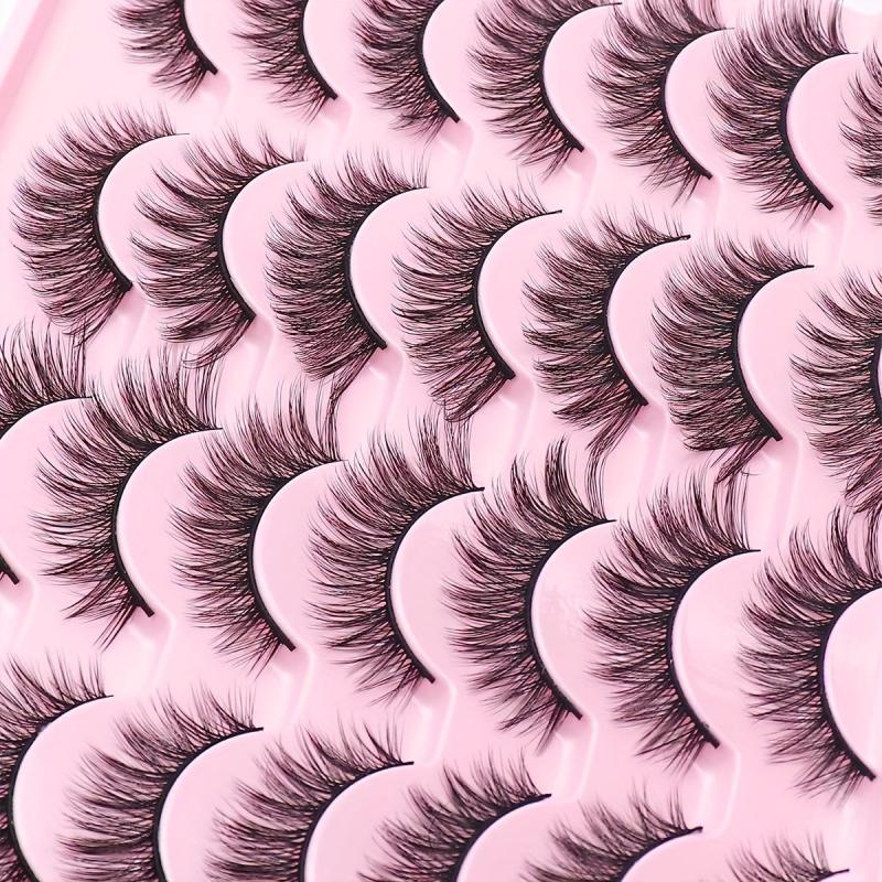 14 Pairs 15mm Faux 3D Mink Cat Eye Lashes