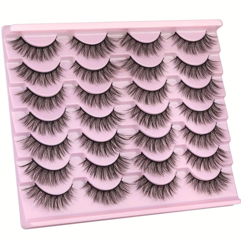 14 Pairs 15mm Faux 3D Mink Cat Eye Lashes