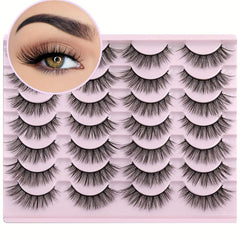 14 Pairs 15mm Faux 3D Mink Cat Eye Lashes