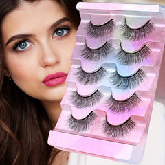 Little Devil False Eyelashes, Natural & Lightweight, Single Cluster, Reusable