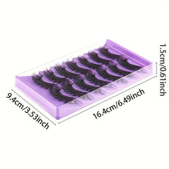 7 Pairs 3D Curly Faux Mink Lashes Fluffy Natural False Eyelashes