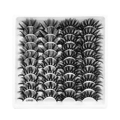 20 Pairs Fluffy Thick Curling False Eyelashes