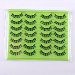 14 Pairs Fluffy Wispy Natural-Look False Eyelashes 3D Volume Extension