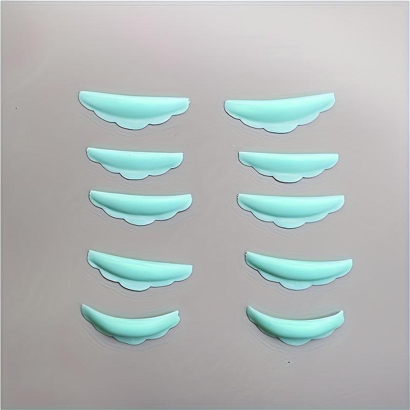 5 Pairs Silicone Eyelash Perm Pad Set