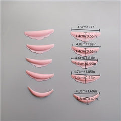 5 Pairs Silicone Eyelash Perm Pad Set