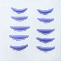 5 Pairs Silicone Eyelash Perm Pad Set