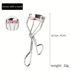 Sunflower Eyelash Curler Comb Lash Curler Makeup Tool Silvery