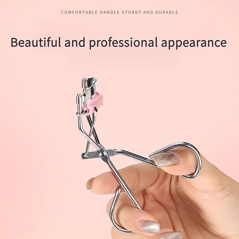 Sunflower Eyelash Curler Comb Lash Curler Makeup Tool Silvery