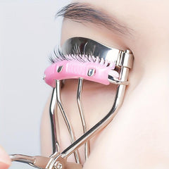 Sunflower Eyelash Curler Comb Lash Curler Makeup Tool Silvery