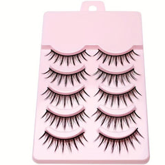 5 Pairs Thick Natural Look Manga Lashes Extension