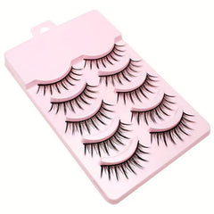 5 Pairs Thick Natural Look Manga Lashes Extension