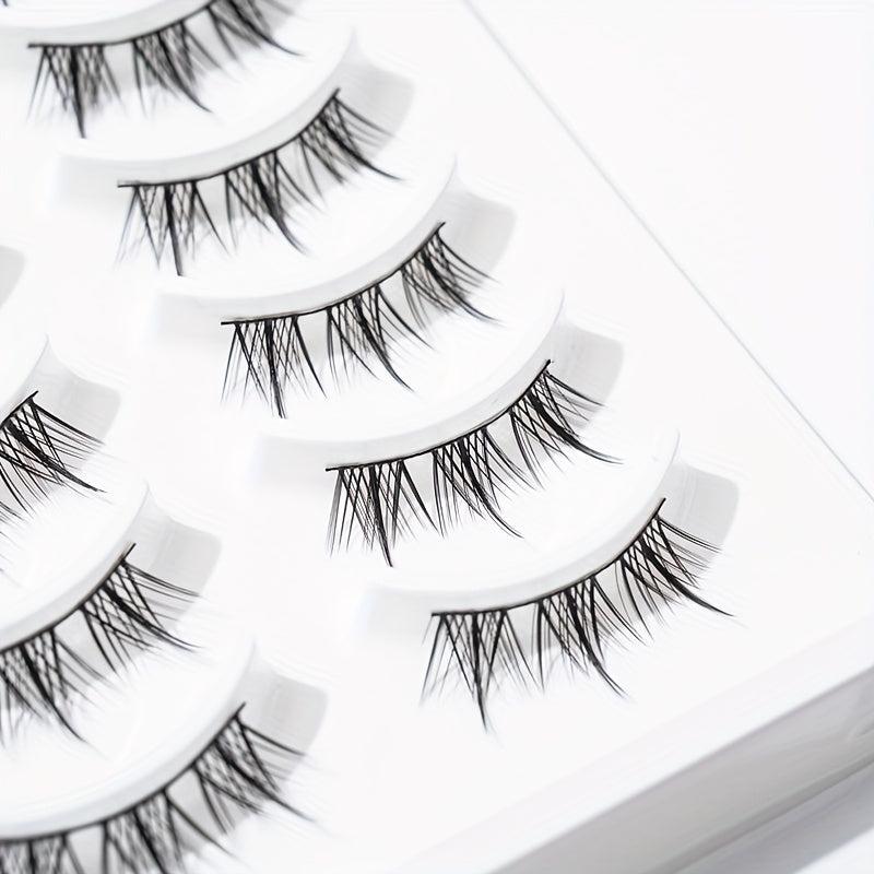 10 Pairs DIY Natural Soft False Eyelashes 12mm