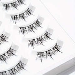 10 Pairs DIY Natural Soft False Eyelashes 12mm