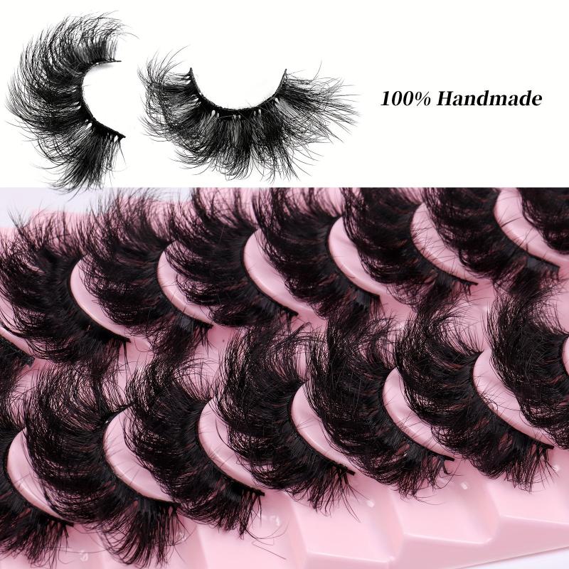Faux Mink False Eyelashes Dramatic Messy Thick Lashes Curling Volume Lashes