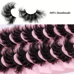 Faux Mink False Eyelashes Dramatic Messy Thick Lashes Curling Volume Lashes