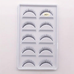 5 Pairs 3D Fluffy False Eyelashes Natural Volume Thick Makeup Lashes