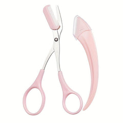 Professional Eyelash & Eyebrow Tool Set - Curler, Tweezers, Scissors, Comb