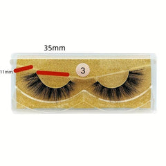 10 Pairs 3D Mink Eyelashes Natural Fluffy Thick False Eyelashes