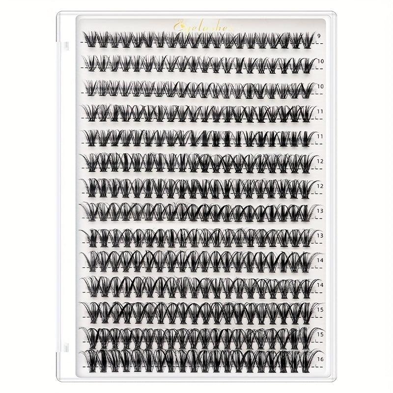Wispy Soft Natural Look Cluster Lash Mini D Curl Individual Lashes