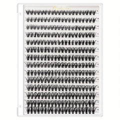 Wispy Soft Natural Look Cluster Lash Mini D Curl Individual Lashes