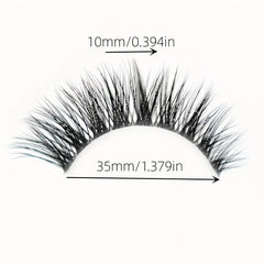Natural Style False Eyelashes for Daily Wear - 1 Pair