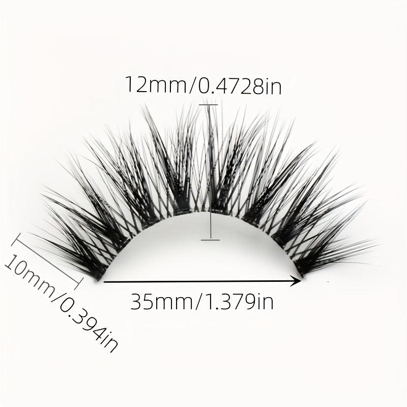 Natural Style False Eyelashes for Daily Wear - 1 Pair